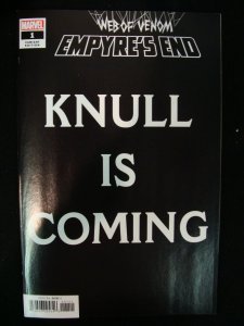 Web of Venom Empyre's End Knull is Coming Variant