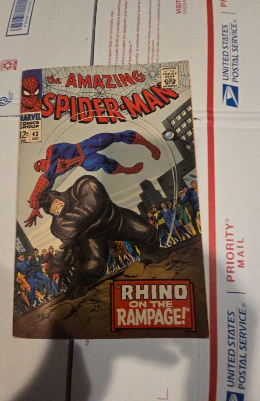 The Amazing Spider-Man #43 (1966) 2nd rhino app