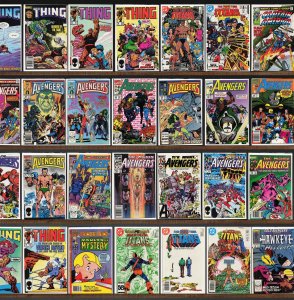 Huge Lot 140+ Comics with The Avengers, The Thing, Rom & More!