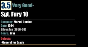 Sgt. Fury 10 (1964) VG- 3.5 Silver Age Marvel Comics