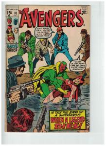 AVENGERS 81 VG Oct 1970 T