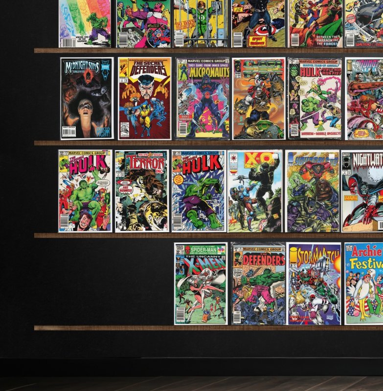 Huge Lot 150+ Comics with Captain America, The Incredible Hulk, X-Men & More!