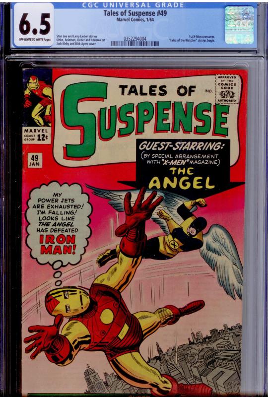 Tales of Suspense #49 CGC 6.5   Iron Man, X-Men crossover