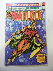 Warlock #9 (1975) VG/FN Condition ink w/ deep indentations on fc