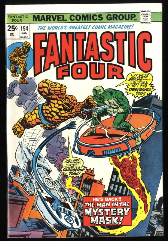 Fantastic Four #154 VF/NM 9.0 Marvel Comics