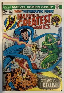 (1974) Marvel's Greatest Comics #48 1st Appearance RONAN reprint!