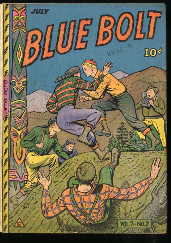 Blue Bolt #2 VG+ 4.5 Volume #7