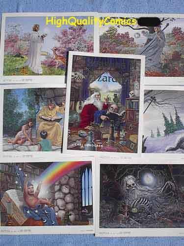 SEASONS OF WIZARDRY Portfolio, Carl Lundgren, Limited Signed Numbered, 1984