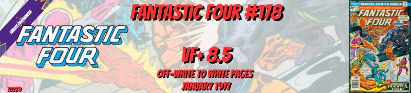Fantastic Four 178 VF+ 8.5 Marvel 1977