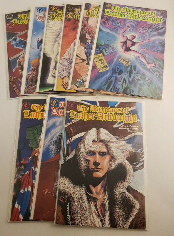 Adventures Of Luther Arkwright Complete Set #1-9 NM Dark Horse Comics 1987