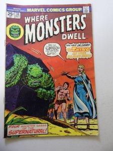 Where Monsters Dwell #30 (1974) VG+ Condition