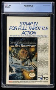 New Mutants #87 CGC VF/NM 9.0 White Pages 1st Cable!