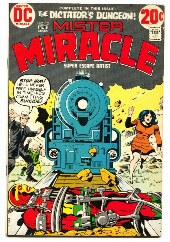 MISTER MIRACLE #13-JACK KIRBY-DC BRONZE - FN