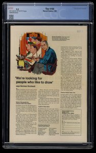 Thor #160 CGC NM- 9.2 Galactus Appearance! Jack Kirby Artwork! Stan Lee!