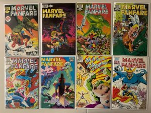 Marvel Fanfare comics lot #1-50 24 diff avg 6.0 (1982-90)