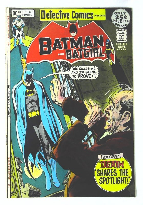 Detective Comics (1937 series) #415, Fine+ (Actual scan)