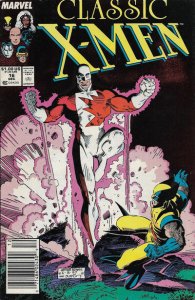 Classic X-Men #16 (Newsstand) FN ; Marvel | Art Adams 109