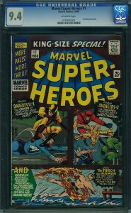 Marvel Super-Heroes King-Size Special (1966) CGC 9.4 NM