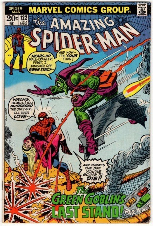 The Amazing Spider-Man #122 DEATH of THE GREEN GOBLIN !!! Bronze Age KEY !!!