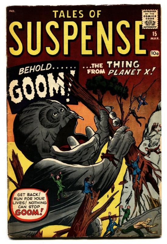 Tales of Suspense #15 1961-MARVEL-GOOM! Pre-Hero FN-