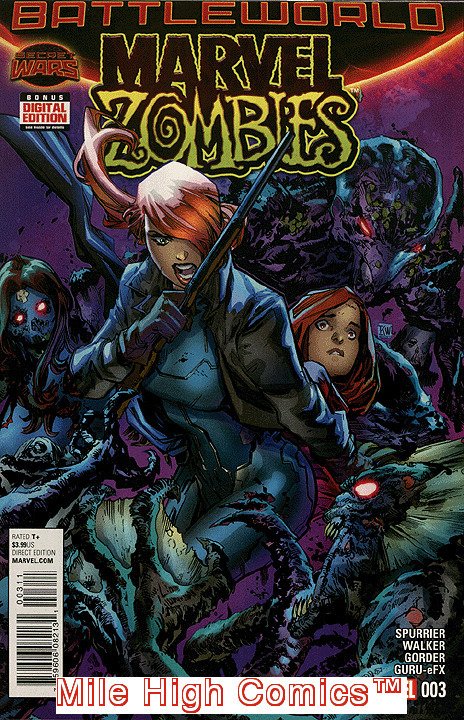 MARVEL ZOMBIES (BATTLEWORLD) (2015 Series) #3 Very Good Comics Book 