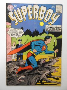 Superboy #116 (1964) GD Condition bottom staple missing, 1 in spine split