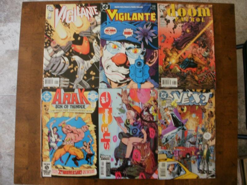 6 DC Comic Book: VIGILANTE #1 15 DOOM PATROL #8 ARAK #24 SHADE GIRL #1 NEXT #5