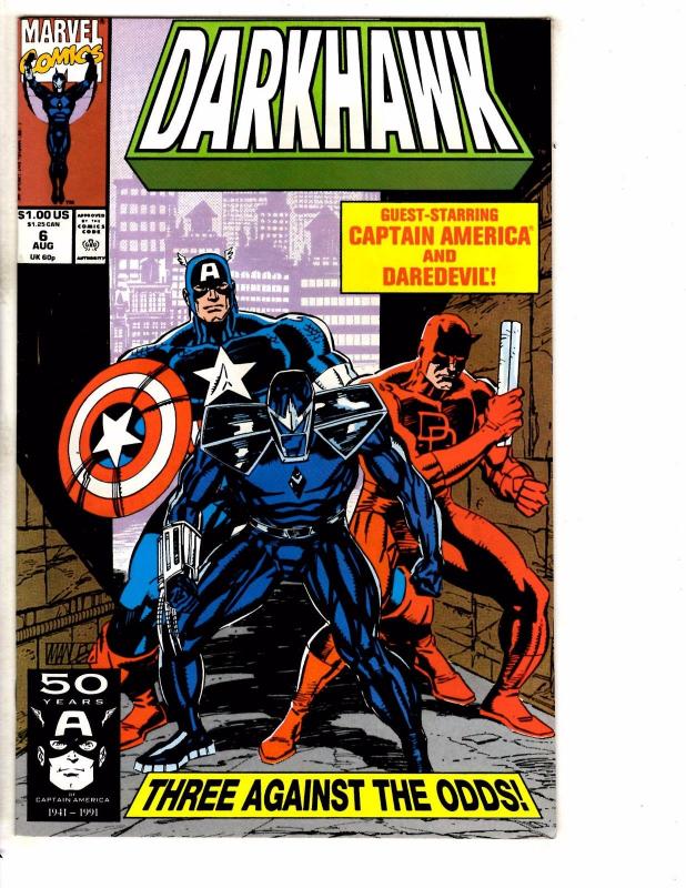 8 Marvel Comics Darkhawk 6 Hulk 11 Avengers 1 Ravage 1 X-Force 3 FF 392 ...