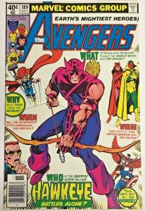 AVENGERS#189 VF/NM 1979 MARVEL BRONZE AGE COMICS