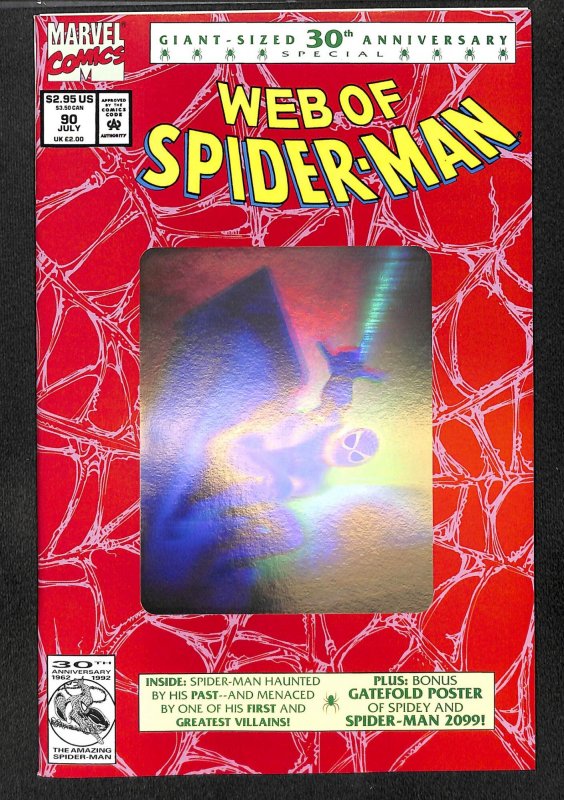 Web of Spider-Man #90 Hologram Cover!