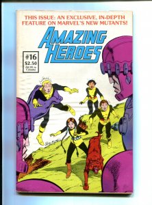 Amazing Heroes #16 - Preview New Mutants (5.0/5.5) 1982