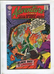ADVENTURE COMICS #363 (6.0) BLACK DAY FOR THE LEGION! 