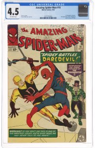 The Amazing Spider-Man #16 (1964) CGC Graded 4.5