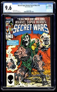 Marvel Super-Heroes Secret Wars #10 CGC NM+ 9.6 White Pages