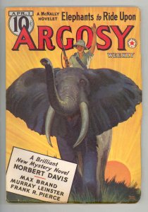 ARGOSY .1939. COMPLETE WEIRD NOVEL SET OF 6 -MAX BRAND- FIRETRUCK --FN/VF