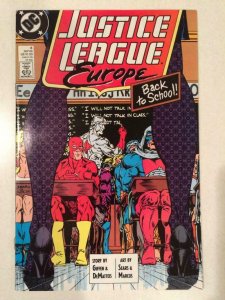 JUSTICE LEAGUE EUROPE #6, VF/NM, Crimson Fox, Flash, 1989, more DC in store