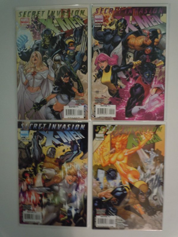 Secret Invasion: X-Men  #1-4 Set (2009)