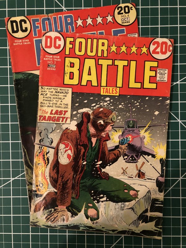 Four Star Battle Tales #2 and # 4 (1973)