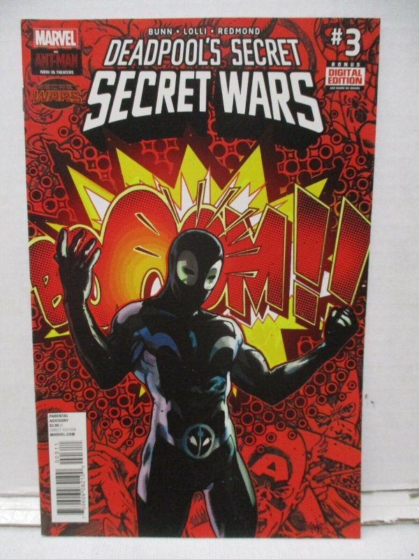 Deadpool's Secret Secret War #3 - Marvel 2015 Series 