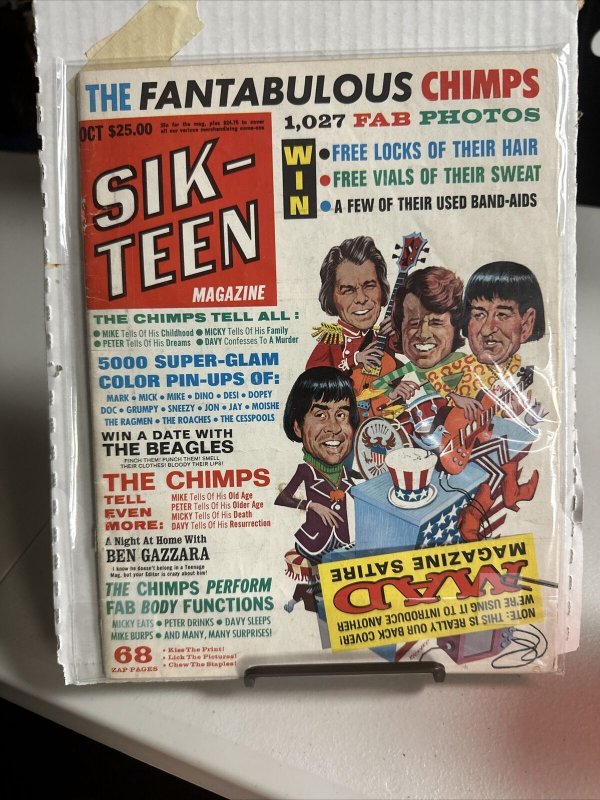 Mad Magazine September 1968 No. 121 The Beatles Comic Book