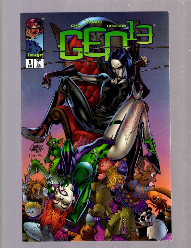 Lot Of 10 Gen 13 Image Comic Books # 3 4 5 6 7 8 9 10 11 12 J Scott Campbell RP4