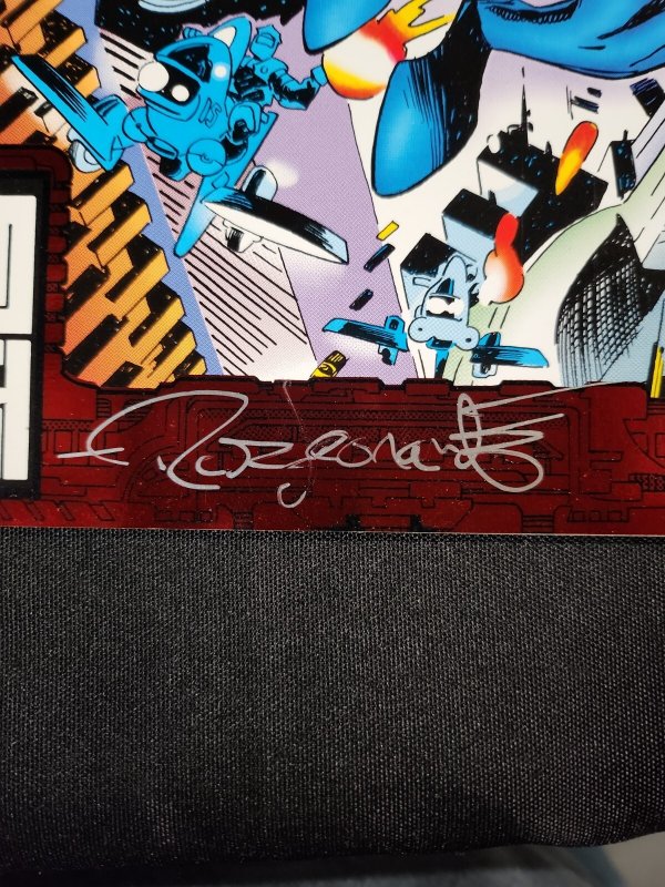 Spider-Man 2099 #1 - Signed by Rick Leonardi / Foil Cover (8.0) 1992