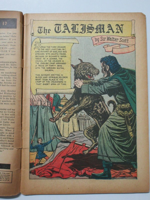 Classics Illustrated #111 HRN 112 The Talisman by Sir Walter Scott G