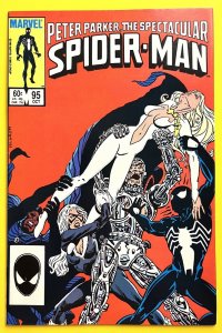 Spectacular Spider-Man 95 BLACK CAT CLOAK & DAGGER (1984)