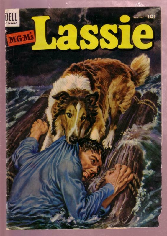 M-G-M'S LASSIE #13 1953-COLLIE DOG HERO ADVENTURE MOVIE G