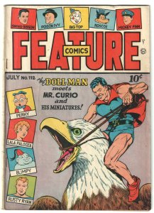 Feature Comics #112 (1947) Doll Man!