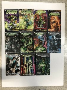 Blackest Night Green Lantern  DC Comics Trades 2 Hard Cover + 9 Soft Cover