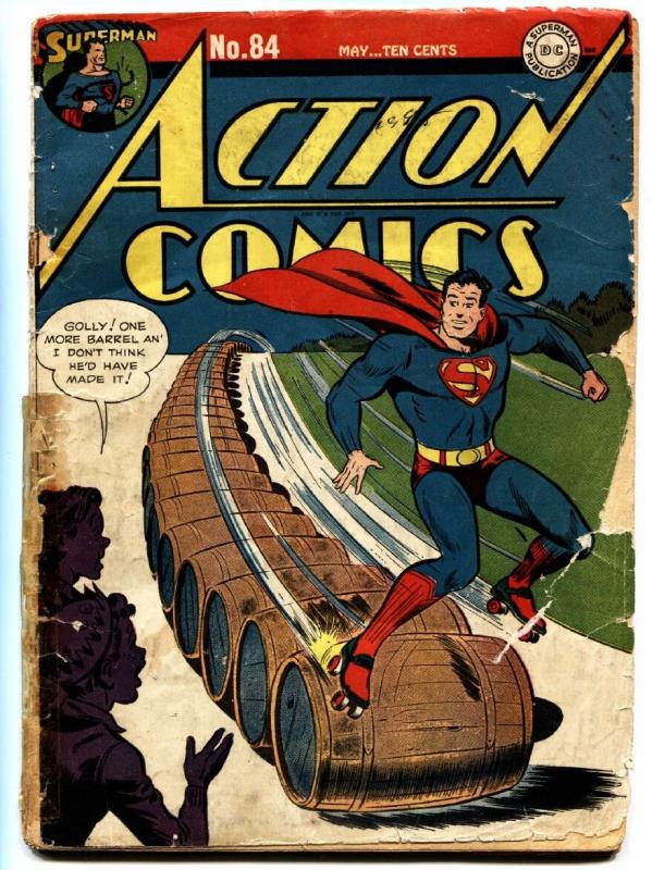 ACTION COMICS #84-SUPERMAN-1945-comic book DC GOLDEN AGE