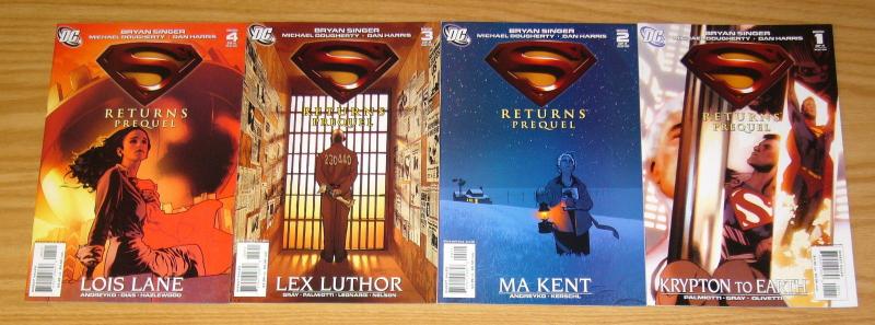 Superman Returns Movie Prequel #1-4 VF/NM complete series JIMMY PALMIOTTI 2 3