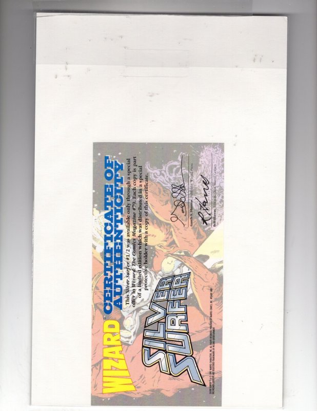 Silver Surfer #½ (1998)  ~ WIZARD Edition ~ w/ COA   / MC#59